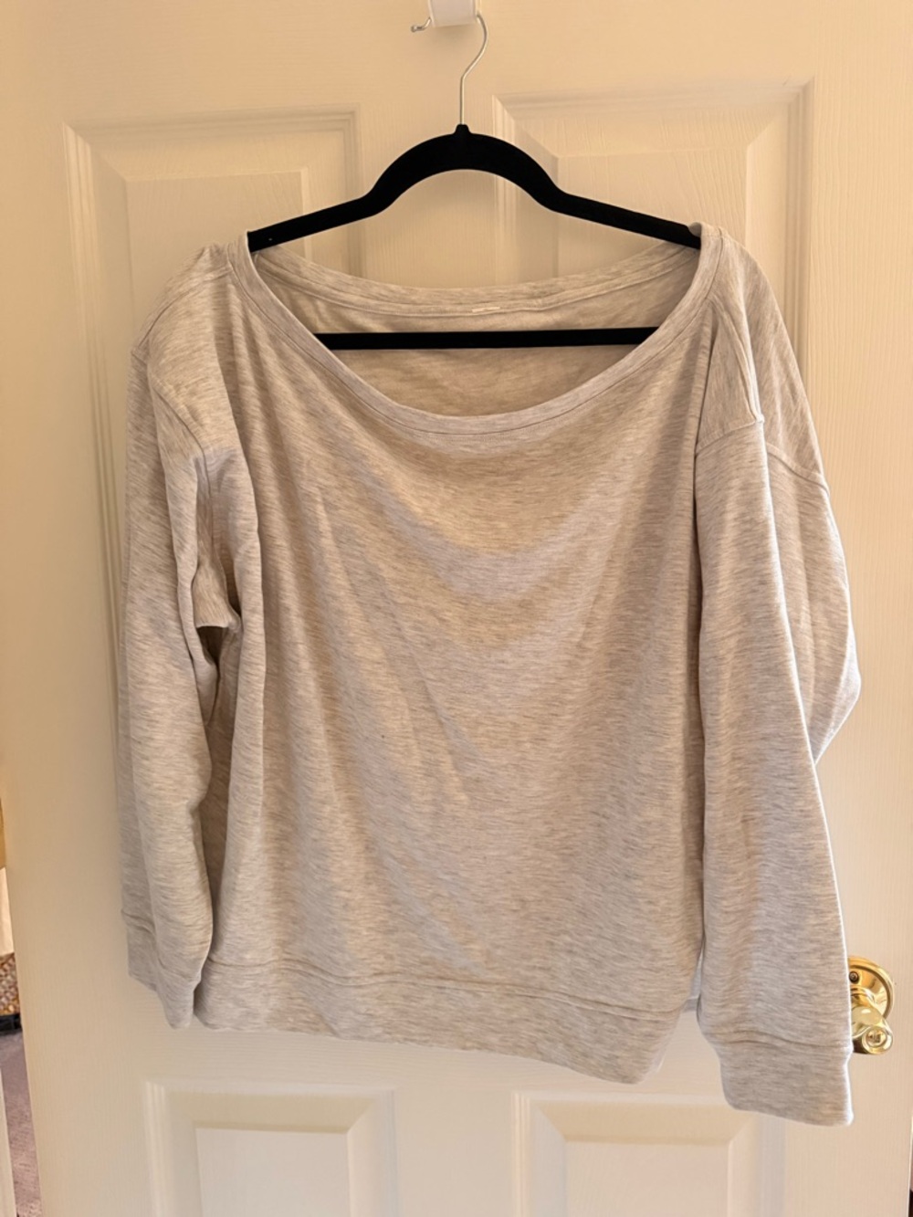 Lululemon Off Shoulder Sweatshirt
